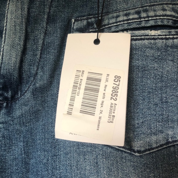 Anine Bing Front Pocket Flare Designer Jeans 24 - Picture 7 of 14